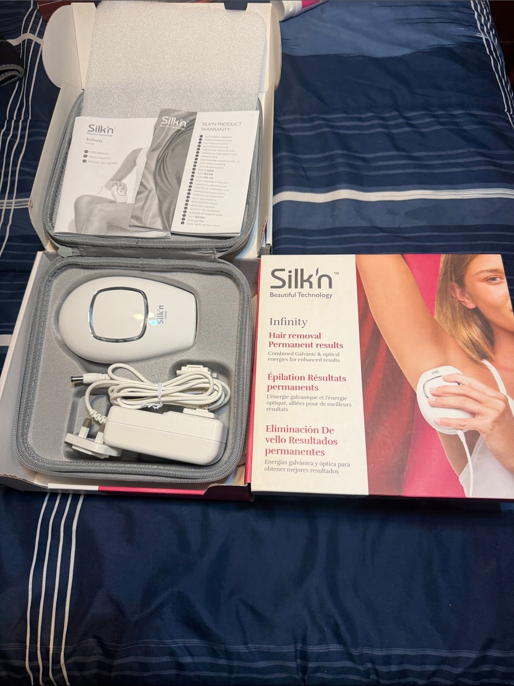 Infinity White At-Home Hair Removal Device